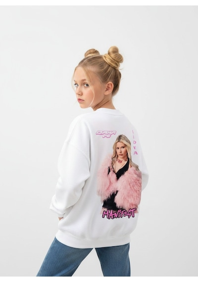 Seabubbles Manifest Lidya Kız Çocuk Sweatshirt BEYAZ