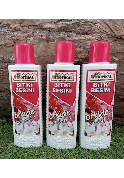 Orkide için Özel Bitki Besini 3 Adet 225 ML Orkide Besini