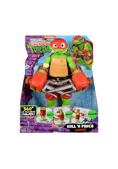 Tmnt Roll N Punch Raphael Figür 30 Cm