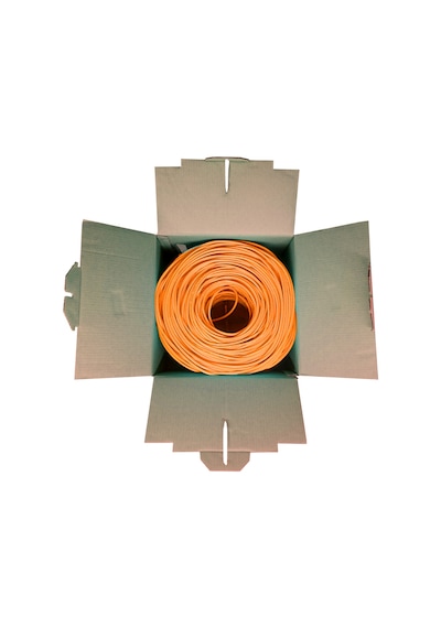 Powergate Cat6-box-or, 23awg, 0,57mm, Utp, Cat6 Kablo, 305m, Turuncu Diğer
