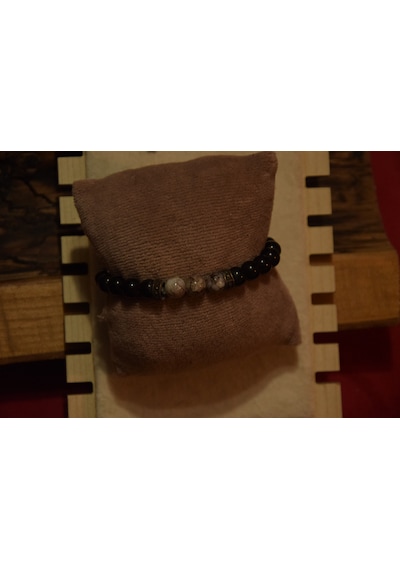 Hematit Küpe Onyx Bileklik Set Hematit & Akik Doğal Taş Hematit-küpe-akik-bileklik