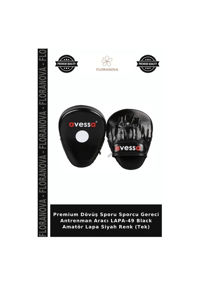 Premium Dövüş Sporu Sporcu Gereci Antrenman Aracı Lapa-49 Black Amatör Lapa Siyah Renk Tek