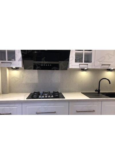 Mutfak TezgahDolap Altı 3W Led Aydınlatma Siyah Çift Priz Metal 6500K Beyaz
