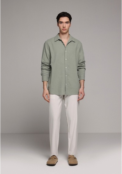 Colin's Colins Slim Fit Orta Bel Düz Paça Erkek Taş Pantolon Cl1082041 Q1.v1 Stn