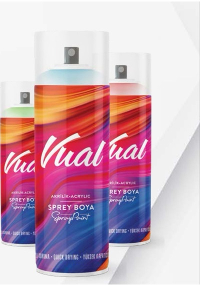Vual Sprey-400 Ml Beyaz Parlak 9010 Beyazparlak