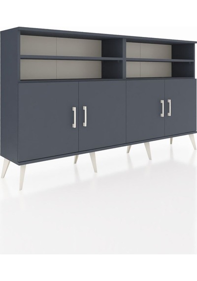 Arges Konsol 6 Raflı 4 Kapaklı 176x30x99 Antrasit-antrasit Antrasit-antrasit Arges Konsol 6 Raflı 4 Kapaklı 176x30x99 Antrasit-antrasit Antrasit-antrasit
