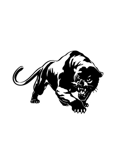 Jaguar Sticker 10 X 7 Cm
