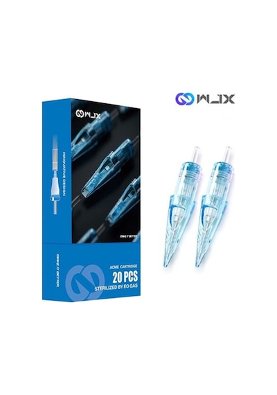 Wjx 0809rs 0,25 Mm Kartuş Dövme İğnesi Kutuda 20 Adet Long Taper