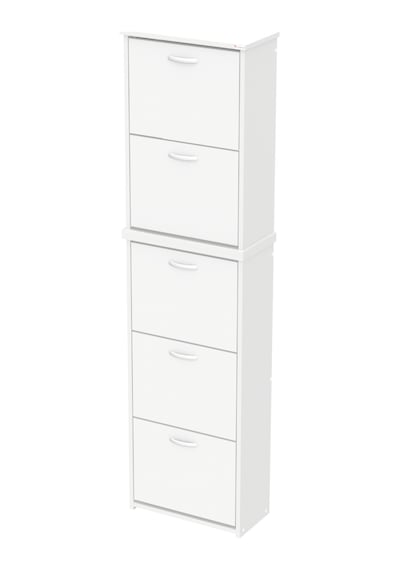 Modilayn Verve Antre 52x194x26 Cm Lik 5 Düşer Kapak 10 Göz Bölmeli Ayakkabılık Beyaz Modilayn Verve Antre 52x194x26 Cm Lik 5 Düşer Kapak 10 Göz Bölmeli Ayakkabılık Beyaz