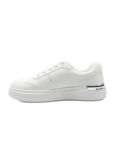 U.S. Polo Assn. Alka 6fx Bej Kadın Sneaker 19-beyaz
