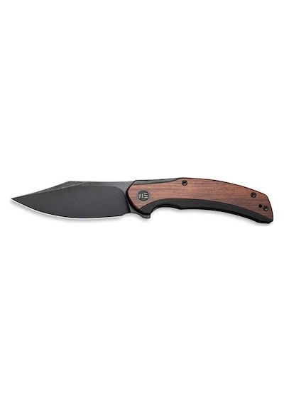We Knife Snick Titanium Black Cuibourtia Kamp Çakı Kahverengi - Siyah