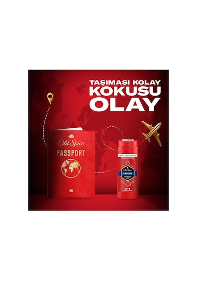 Old Spice Captain Erkek 3 Ü 1 Arada Duş Jeli & Şampuan 90 Ml Fresh