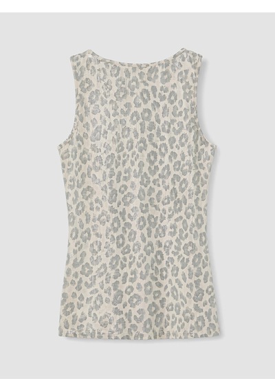 Lcw Everyday Kahverengi Leopar Desenli %100 Pamuklu Kadın Atlet