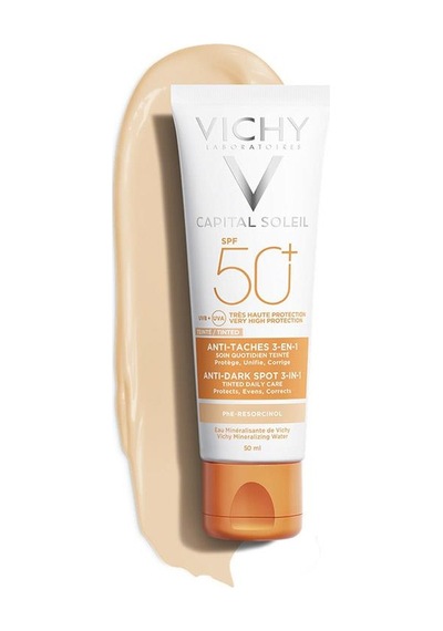 Vichy Capital Soleil Spf 50+ Anti Dark Spots Leke Karşıtı Renkli Güneş Kremi 50 Ml