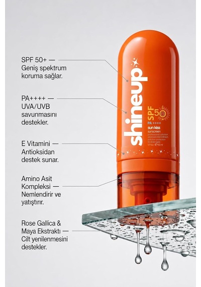 Sun Kiss Spf 50+ Güneş Kremi Nemlendirici Güneş Koruyucu Yüz Kremi