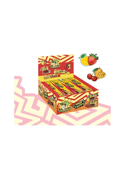 Warnıng Sour Taffy Vısne Mango 12'li