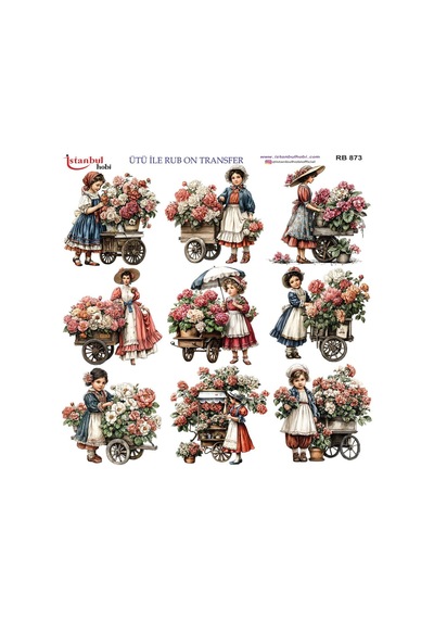 Ütü İle Rub On Transfer Kağıdı 30x30cm Rb-873