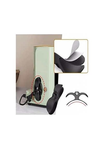 Yapışkanlı Kablo Sabitleyici Düzenleyici Çok Amaçlı Kablo Tutucu Airfryer Kablo Toparlayıcı Sarma Aparatı 1 Adet