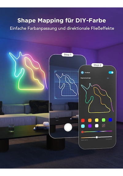 Govee Neon Halat Işık 2, Rgbıc Neon Led Şerit 5m, Şekil Haritalamalı, Dıy Tasarımı, Smartthings İle Uyumlu, Matter, Alexa Ve Google Assistant, Oyun Odası Duvar Dekorasyonu İçin, Siyah Govee Neon Halat Işık 2, Rgbıc Neon Led Şerit 5m, Şekil Haritalamalı, Dıy Tasarımı, Smartthings İle Uyumlu, Matter, Alexa Ve Google Assistant, Oyun Odası Duvar Dekorasyonu İçin, Siyah