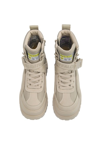 Oxford Klasik Kadın 1622065 Buffalo Aspha Com1 - Vegan Nubuck/nylon - Beige Bej
