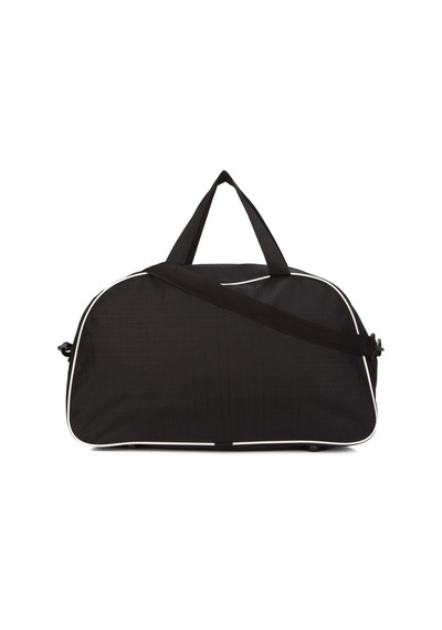 Adelina Bags Unisex Siyah Seyahat Tatil Spor Kabin Boy Kumaş Valiz El Ve Omuz Çantası Siyah