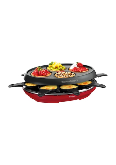 Tefal Colormania Çok Fonksiyonlu Tabak, 8 Kase, 1050 W, Kırmızı Diğer