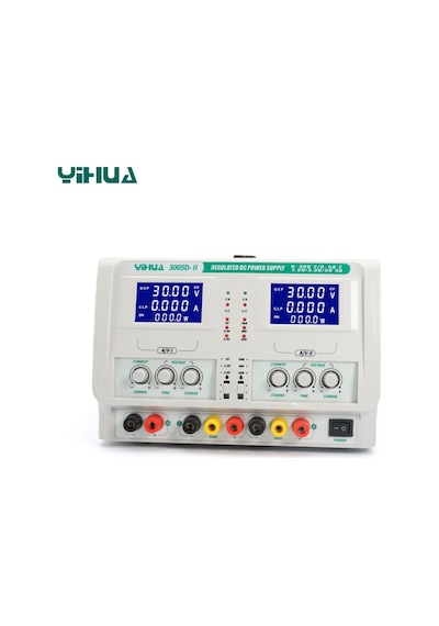 Wellhise Yıhua 3005d-ıı 0-30v 0-5a Çift Çıkışlı Dijital Regüleli Güç Kaynağı