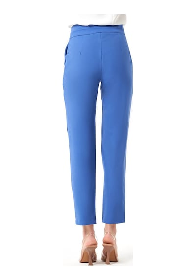 Mizalle Kat Kemerli İndigo Pantolon İndigo