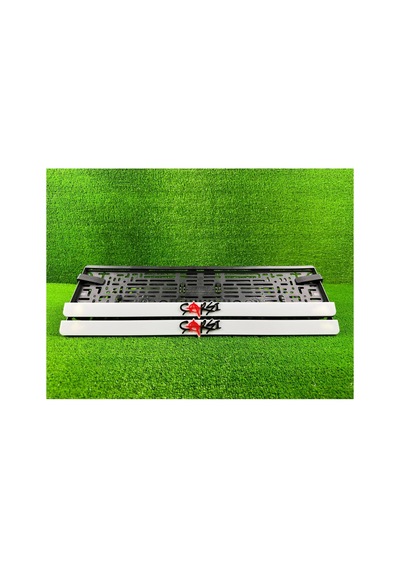 Çarşı Beyaz 3d Kabrtmalı Pleksi Araba Plakalığı 1 Takım - 778095620