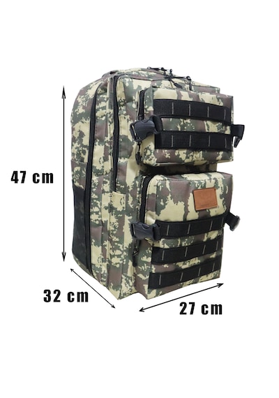 Season Mountaıner Kamp, Seyahat Ve Günlük Kullanım İçin Geniş Hacimli Ortopedik,suya Dayanıklı Unisex Sırt Çantası Kamuflaj
