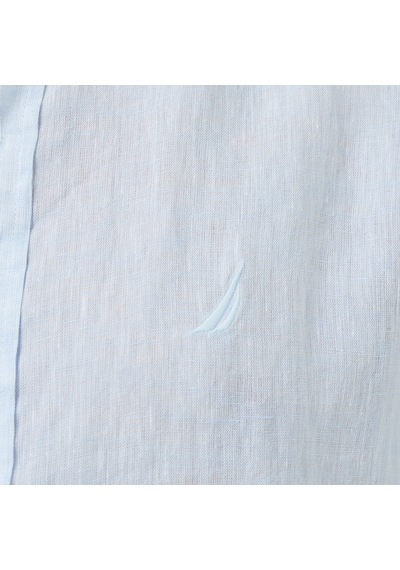 Nautica Erkek Mavi Regular Fit Keten Gömlekdüzw65103t