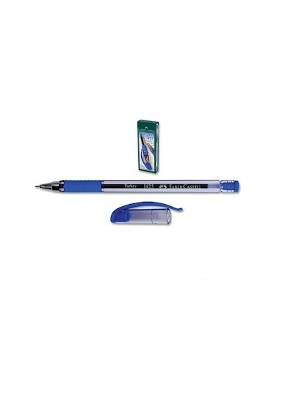 Faber-Castell 1425 İğne Uç Tükenmez Kalem 20'li Kutu Mavi
