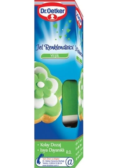 Yeşil Jel Renklendirici 10 Gr