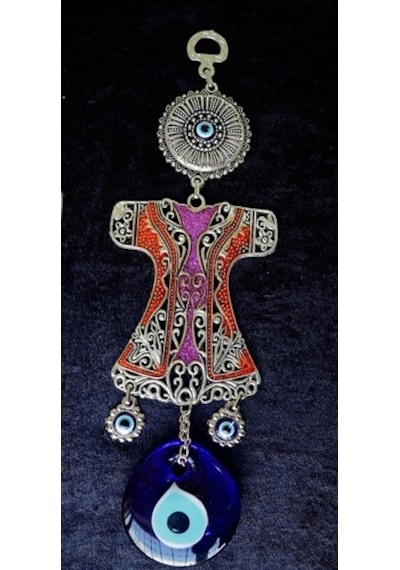 Nazar Boncuklu Mineli Büyük Kaftan (522773250)