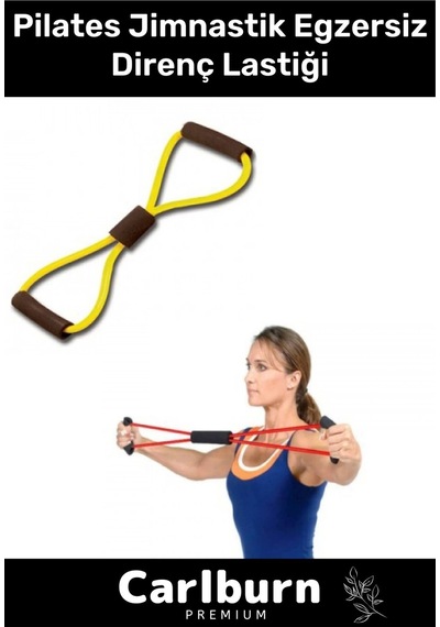 Özel Üretim Kas Açma Germe Güçlenme Spor Pilates Jimnastik Egzersiz Direnç Lastiği Çok Renkli