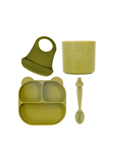 Pandish Mamma Beslenme Seti 4'lü Yeşil P7d99003724n1-2 Yeşil