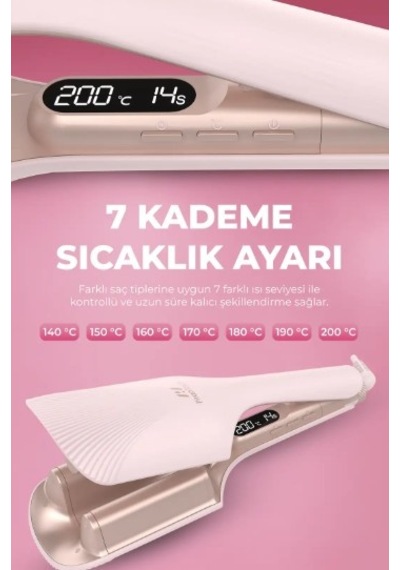 Pirantech Wave Saç Maşası Ks-516 Rose
