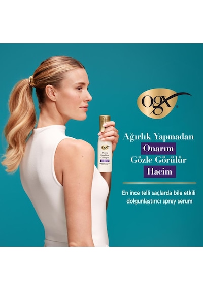 Ogx Marula Yağı + Kolajen Dolgunlaştırıcı Sprey Serum 193 Ml