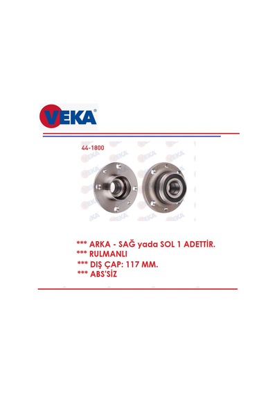 Arka Teker Porya Linea Doblo 1-2 Fiorino Palio Siena Albea Tempra Tipo Marea Abs'siz 51754192 Veka