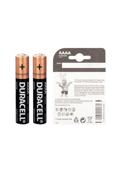 Duracell Lr8d425 İncenin İncesi Aaaa 1.5v Alkalin 2'li Pil