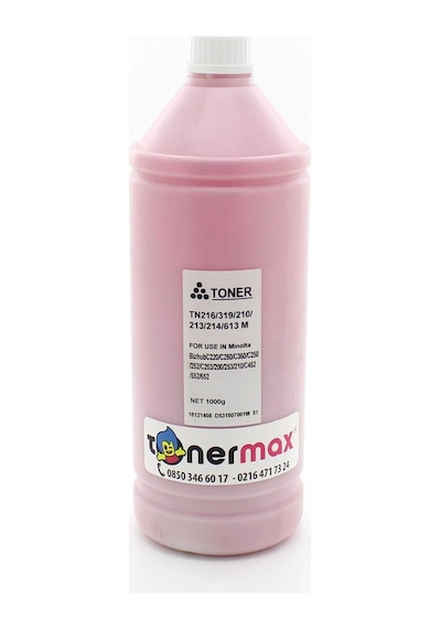 Minolta Renkli Toner Tozu Kırmızı 500Gr./ Tn216 / Tn221 / Tn319 /