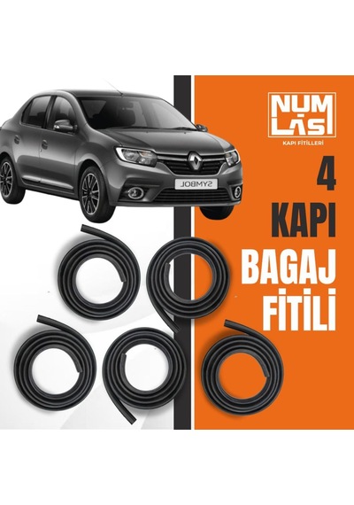Renault Symbol 3.nesil 4 Kapı + Bagaj Fitili-a Kalite-numlas-nm7181