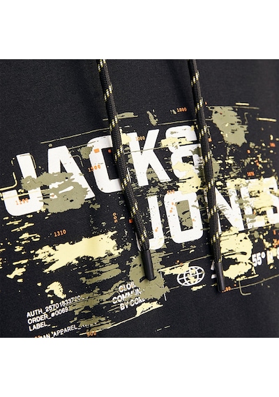 Jack & Jones 12261670 Erkek  Siyah Sweatshirt