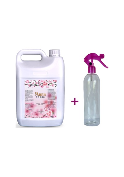 Bermet Kimya Japon Kiraz Çiçeği Oda Kokusu Parfüm Sprey 5 L + Sprey Şişesi
