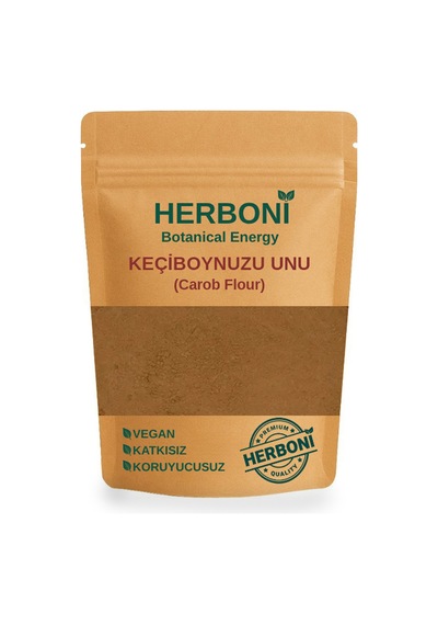 Glutensiz Keçiboynuzu Harnup Tozu Unu 100g, Doğal Ve Katkısız