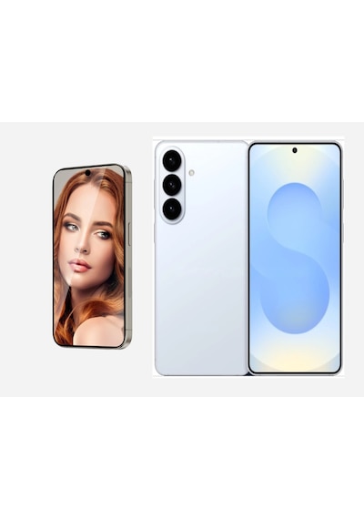 Samsung Uyumlu Galaxy S26 İle Ayna Mirror 9h Kırılmaz Nano Ekran Koruyucu Kapalıyken
