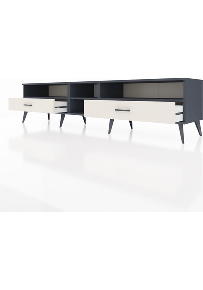Hyperion Tv Ünitesi 3 Raflı 2 Çekmeceli 220x44x51 Antrasit-antrasit/aytaşı Antrasıt/aytası - Antrasıt Hyperion Tv Ünitesi 3 Raflı 2 Çekmeceli 220x44x51 Antrasit-antrasit/aytaşı Antrasıt/aytası - Antrasıt