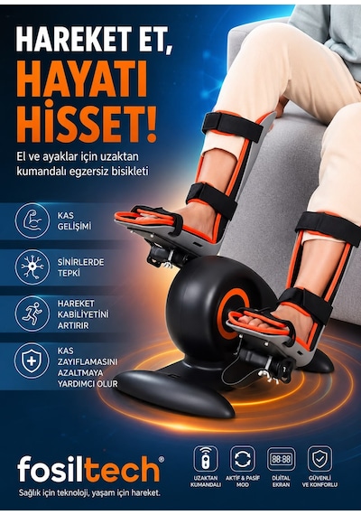 Ev Tipi Bacak Sabitlemeli Fizik Ted Avi Bisikleti