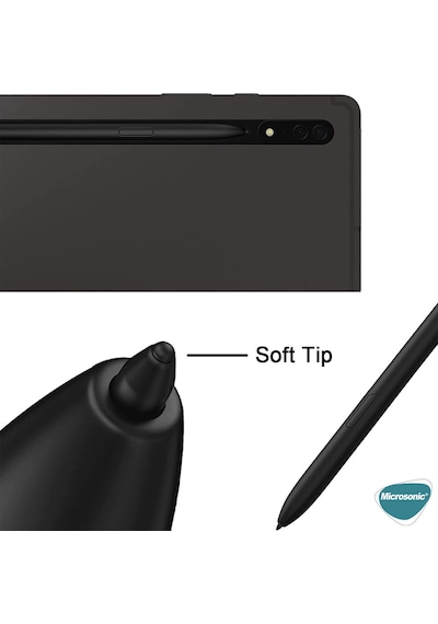 Microsonic Samsung Galaxy Uyumlu Tab S10 Fe Pencil Uçları 5 Li Paket Siyah