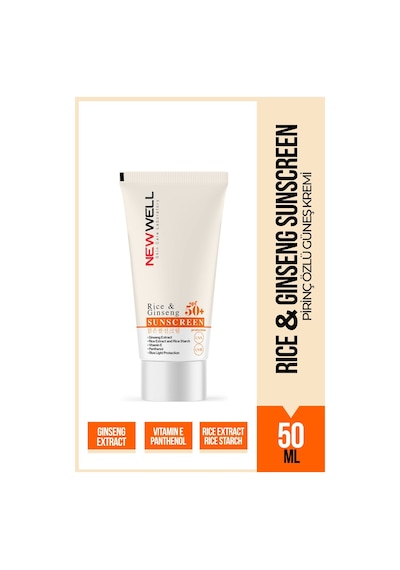 3 Adet Rice & Ginseng Sunscreen Spf50+ Pirinç Özlü Güneş Kremi 50 Ml